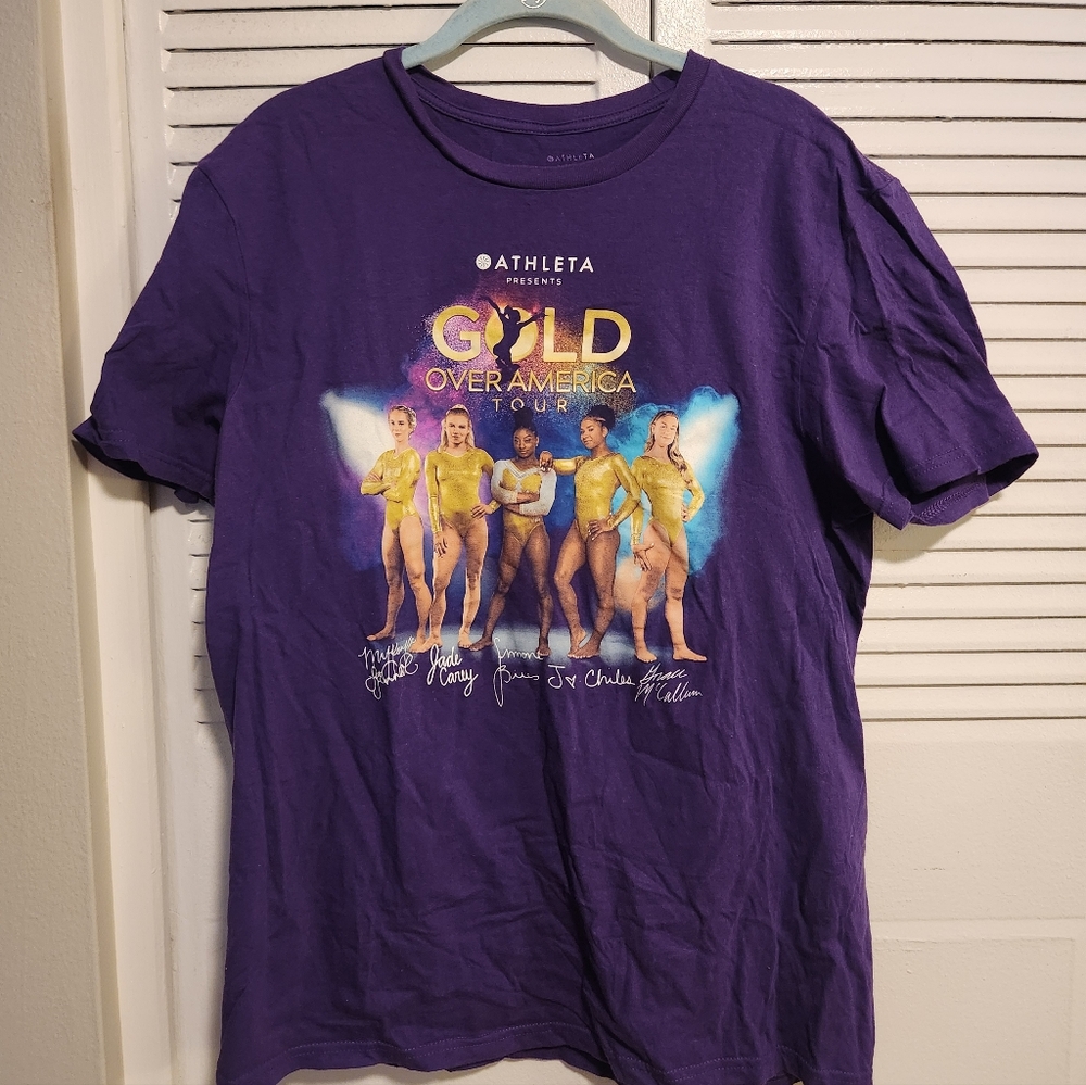 USA Gymnastics Gold Over America Tour Shirt